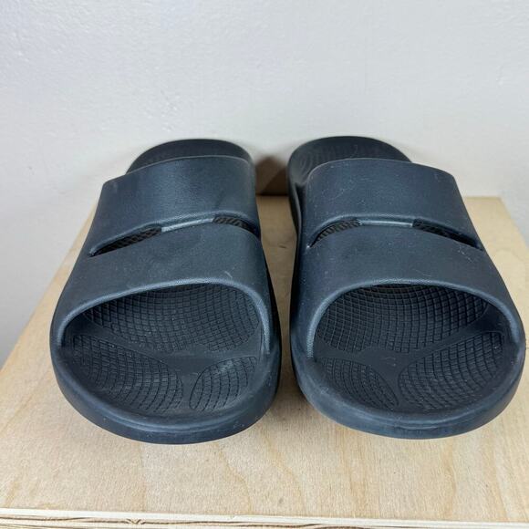 OOFOS Men’s WOMEN'S OOAHH SLIDE SANDAL - BLACK Size 10/12 - Picture 5 of 7